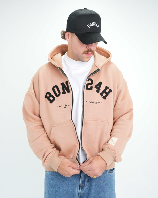 Veste-Zip Beige - Nouvelle Ere