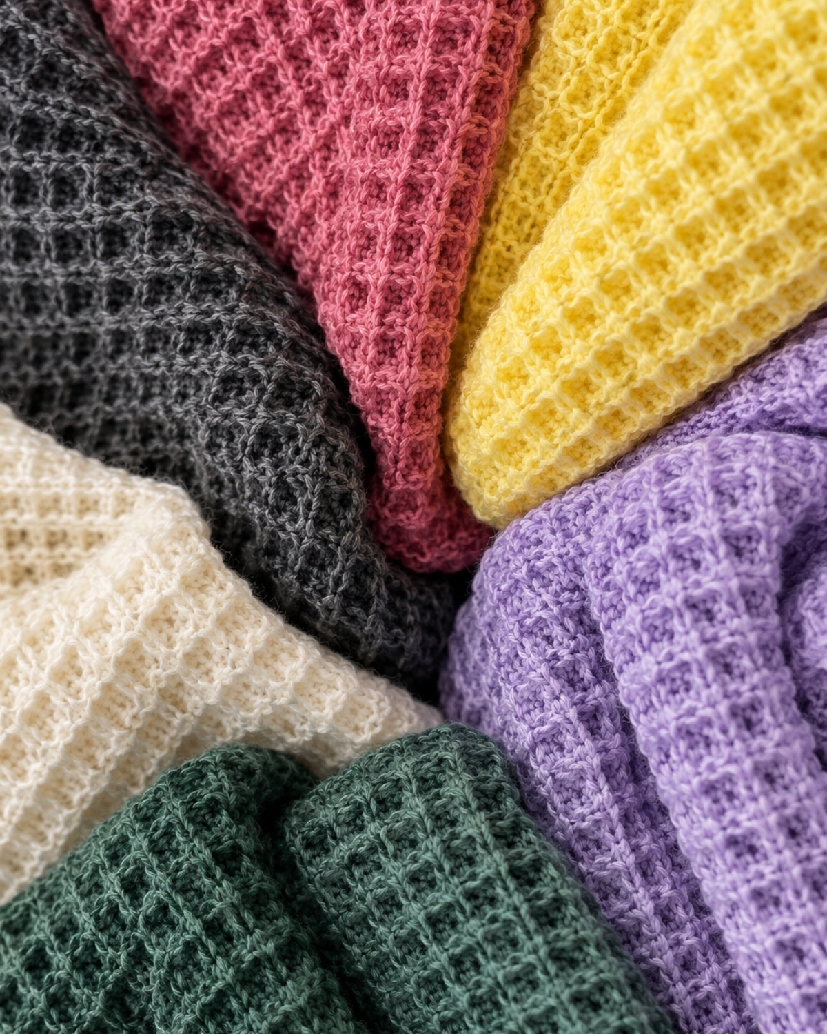 Tuque Waffle - Ivoire