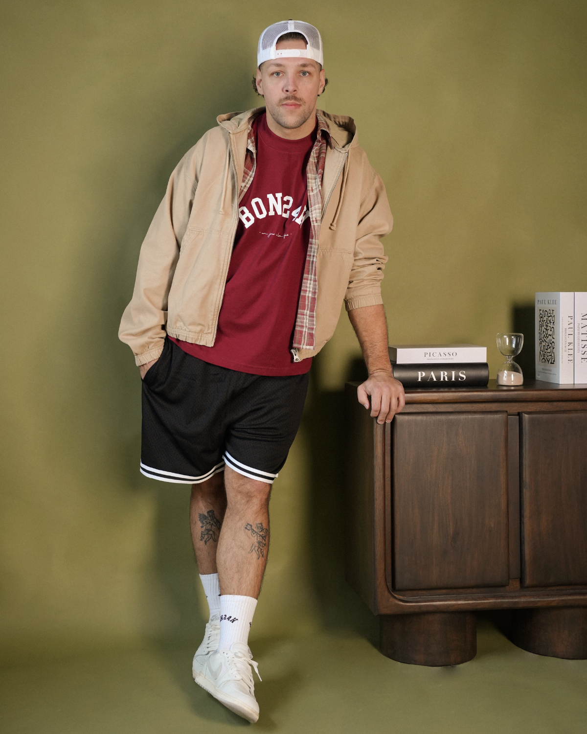 Boxy Tee Bourgogne - Nouvelle Ere