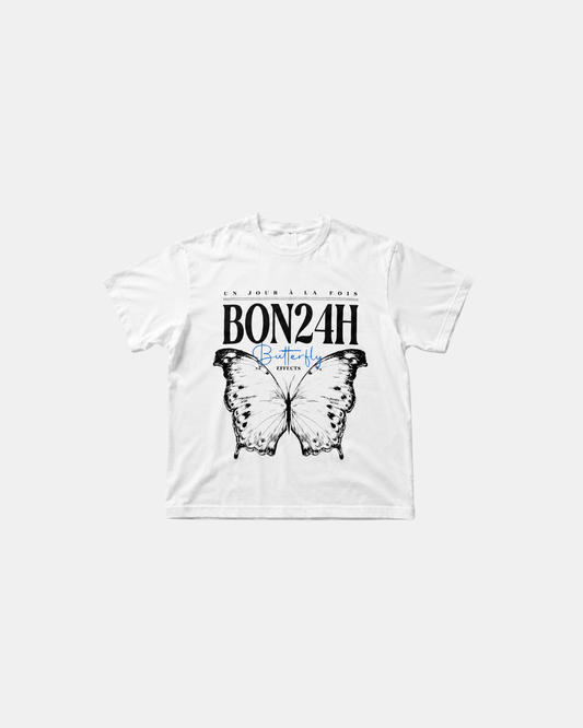 T-Shirt Blanc - Butterfly Effects