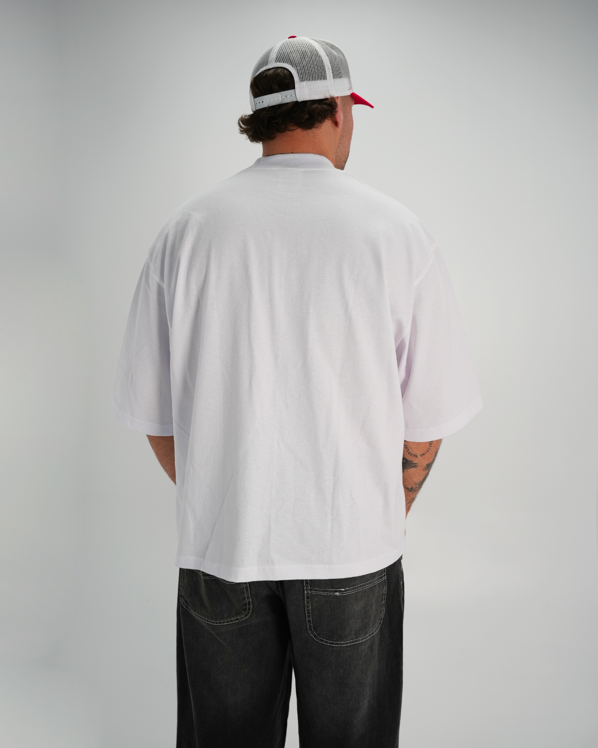 Boxy Tee Blanc - University