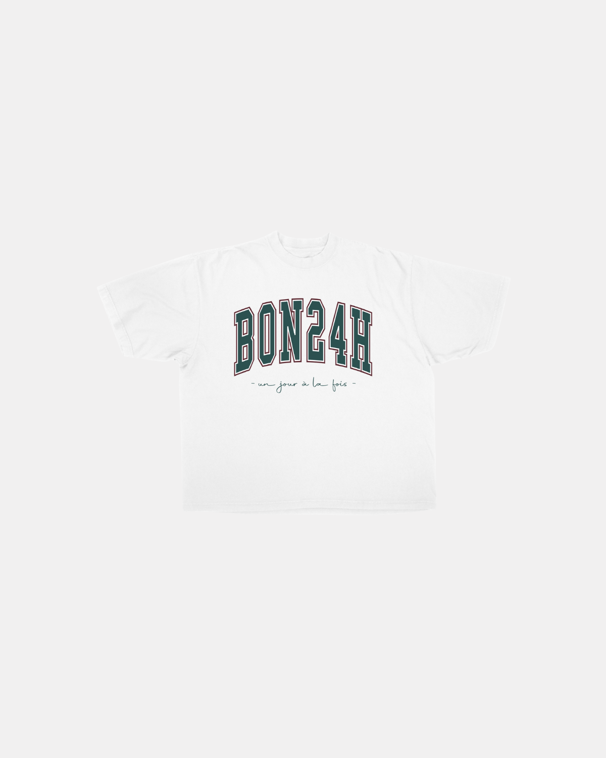 Boxy Tee Blanc - University