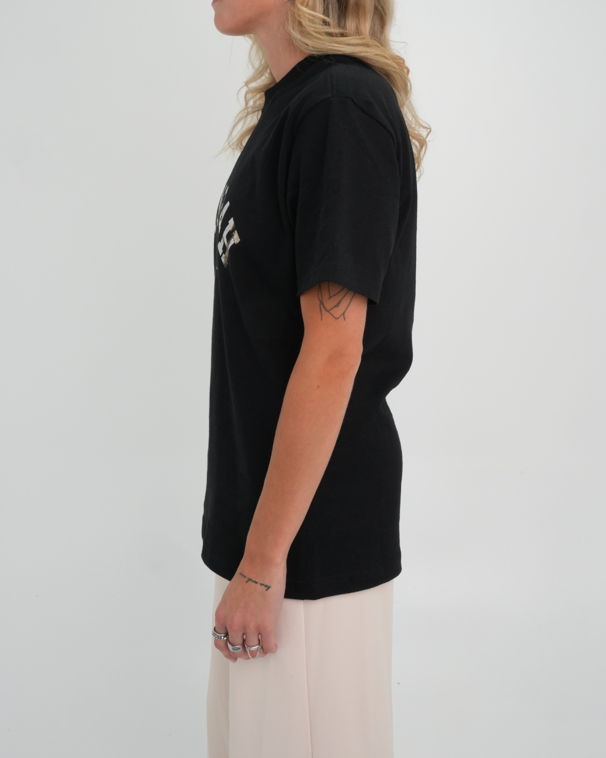 T-Shirt Noir - Camo