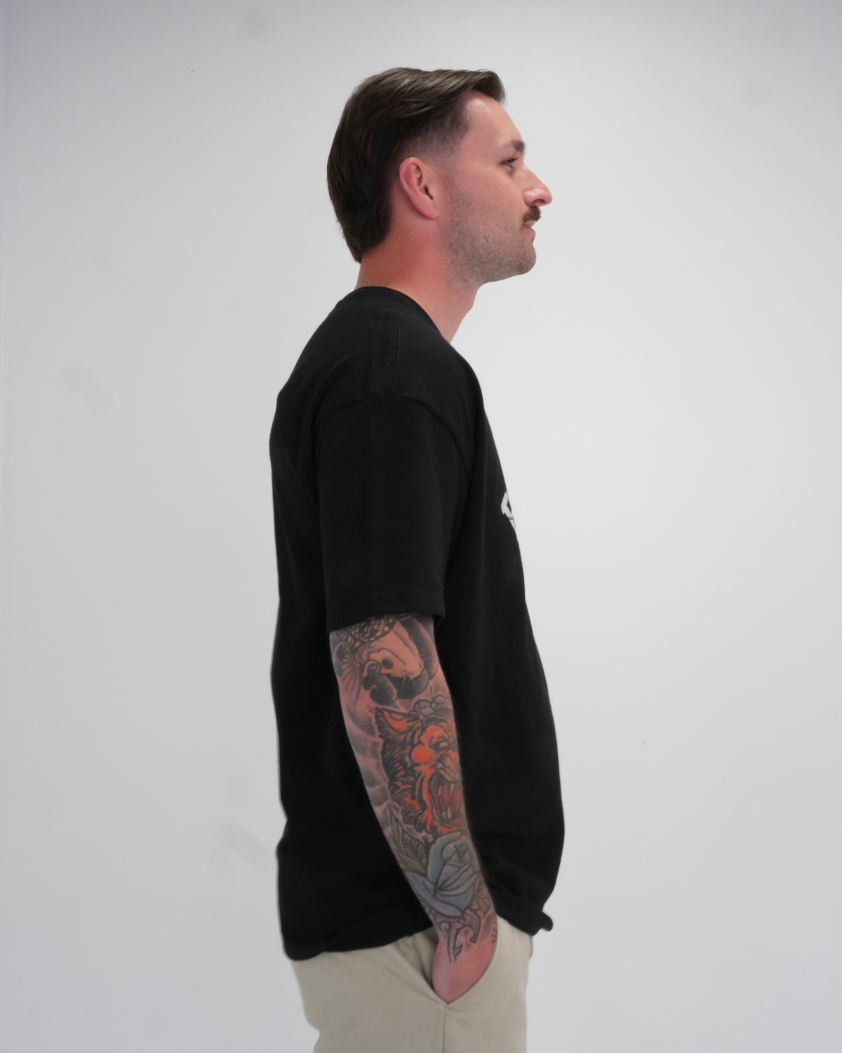 T-Shirt Noir - Camo