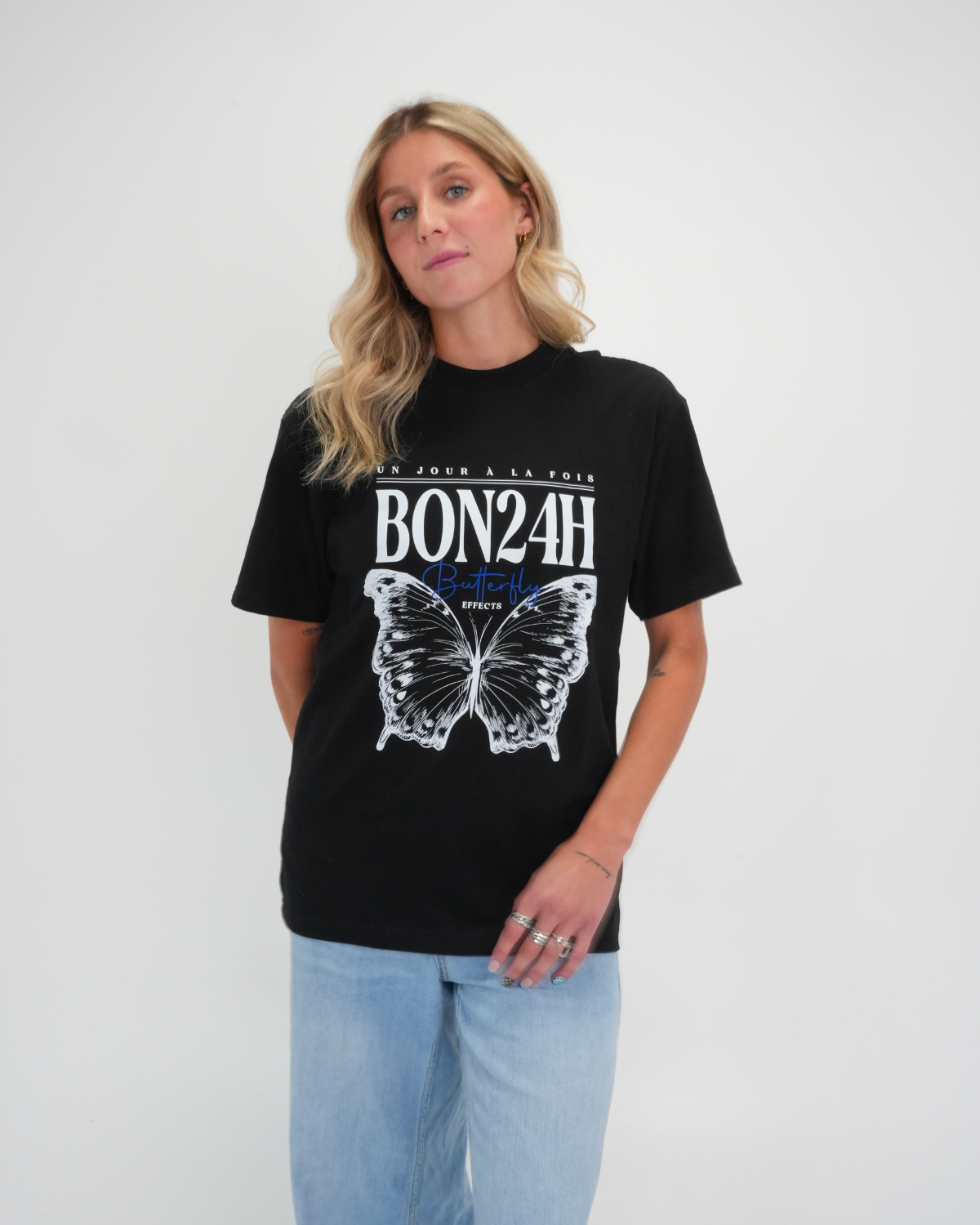 T-Shirt Noir - Butterfly Effects