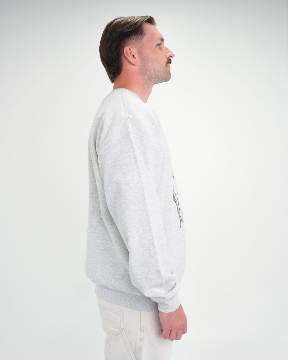 Crewneck Ash Grey - Butterfly Effects