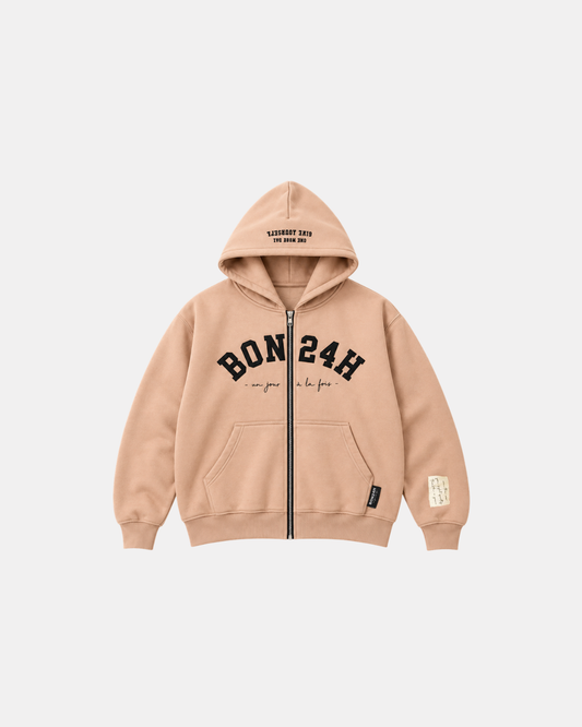 Veste-Zip Beige - Nouvelle Ere