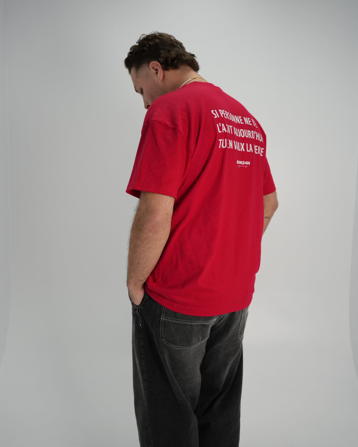 T-Shirt Rouge - Quote
