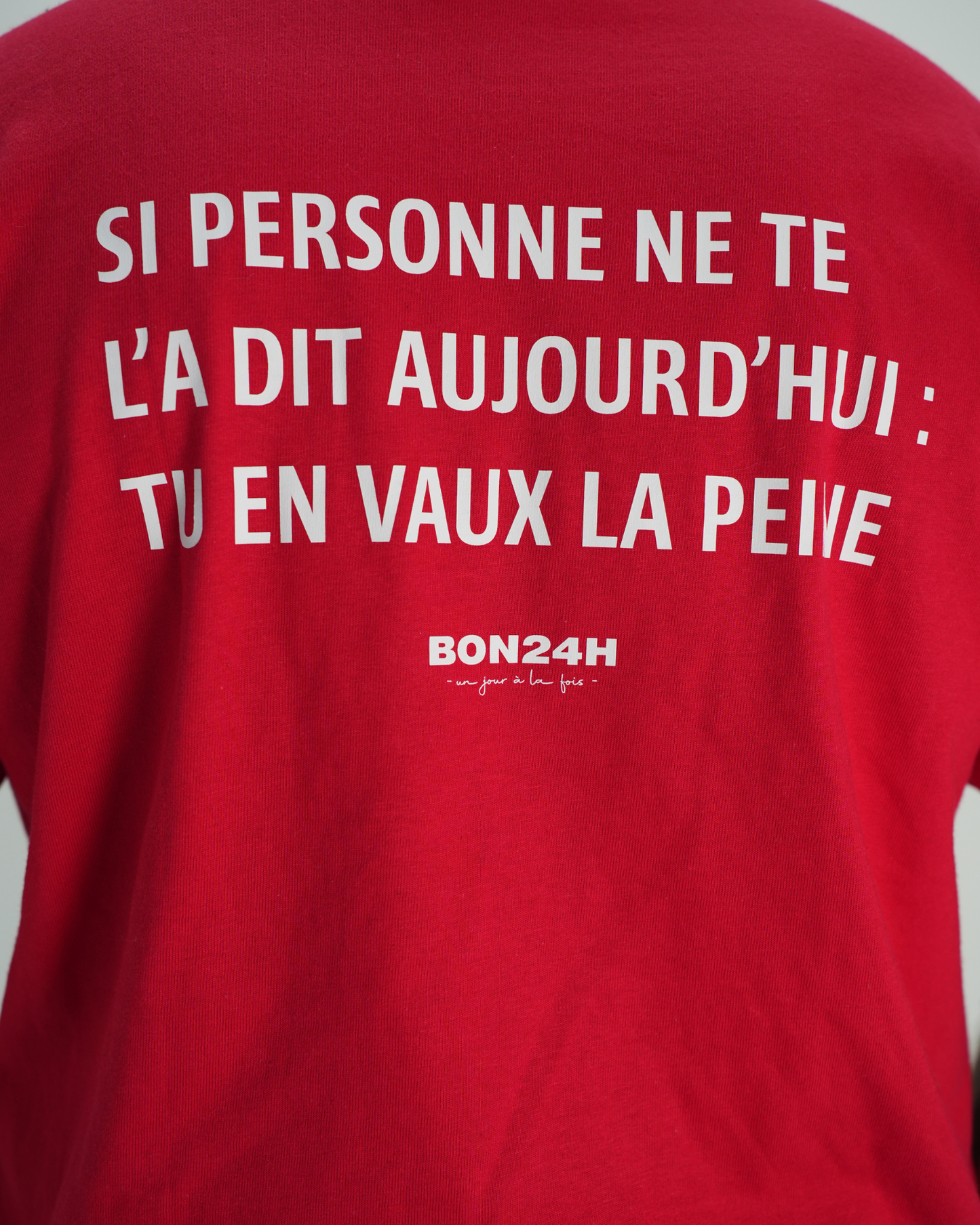 T-Shirt Rouge - Quote