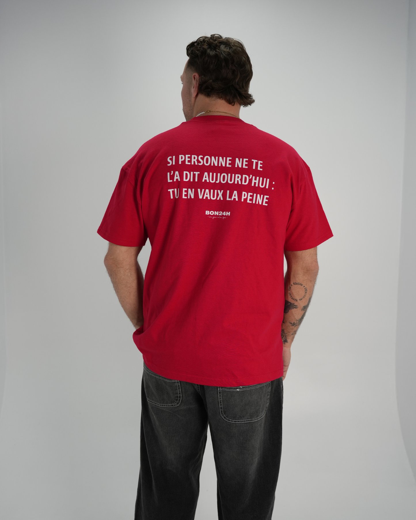 T-Shirt Rouge - Quote