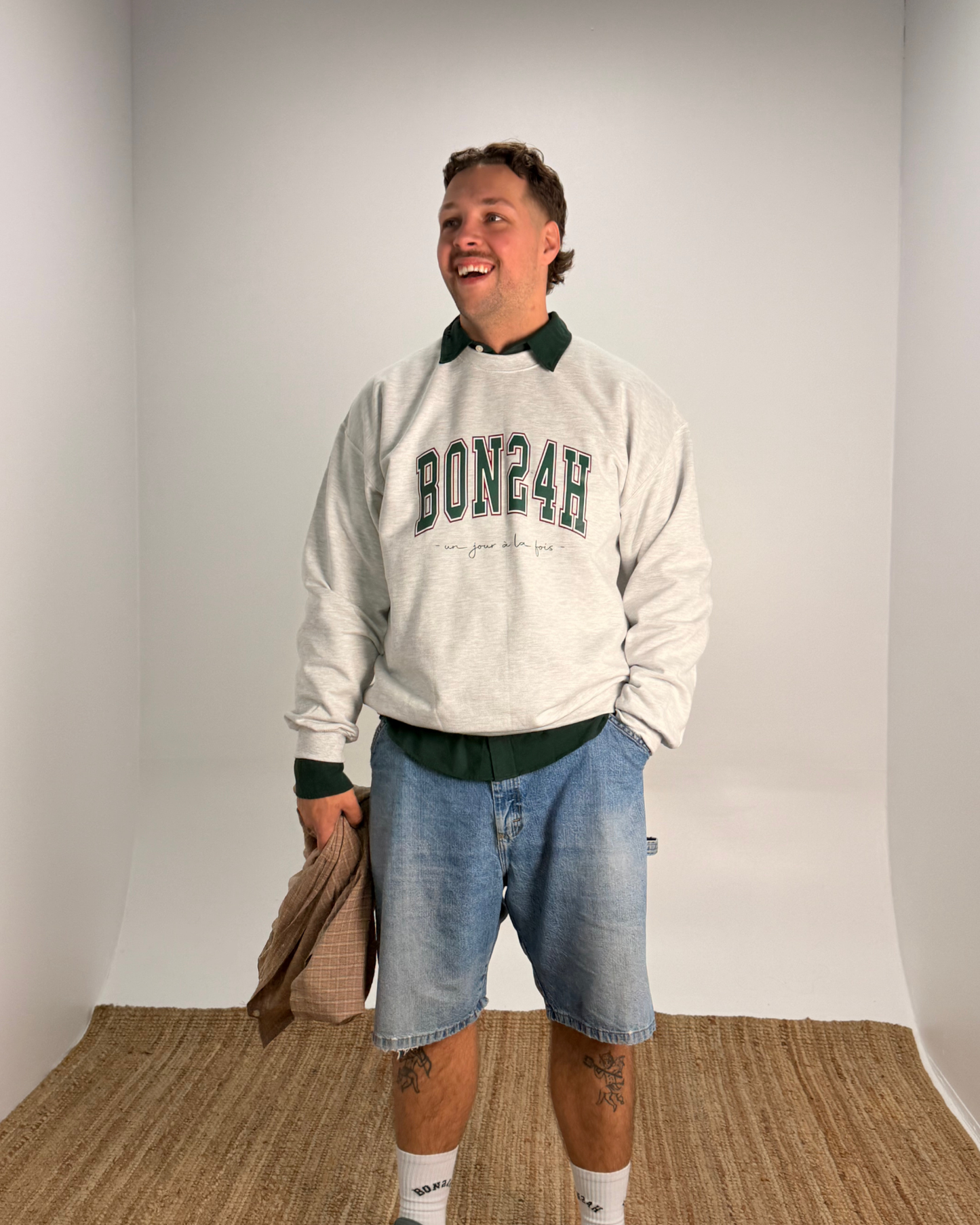Crewneck Ash Grey - University
